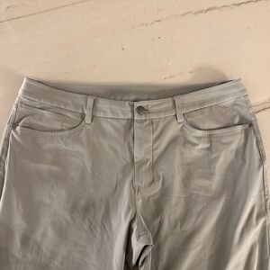 Lululemon ABC Pant Size 36x26 Gray Classic-Fit Casual Preppy Stretch